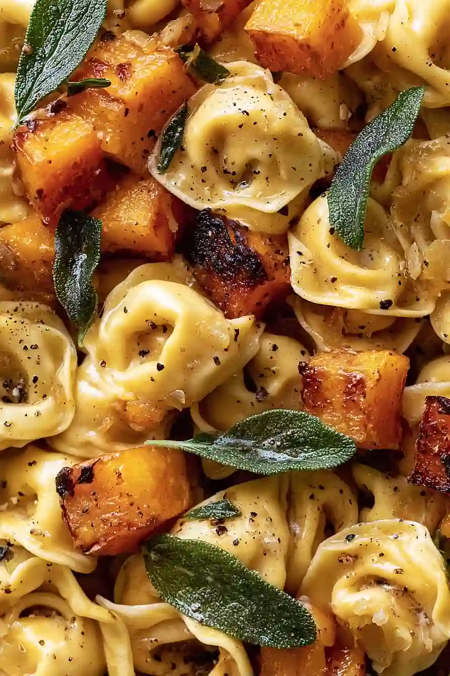 tortellini with roasted butternut squash