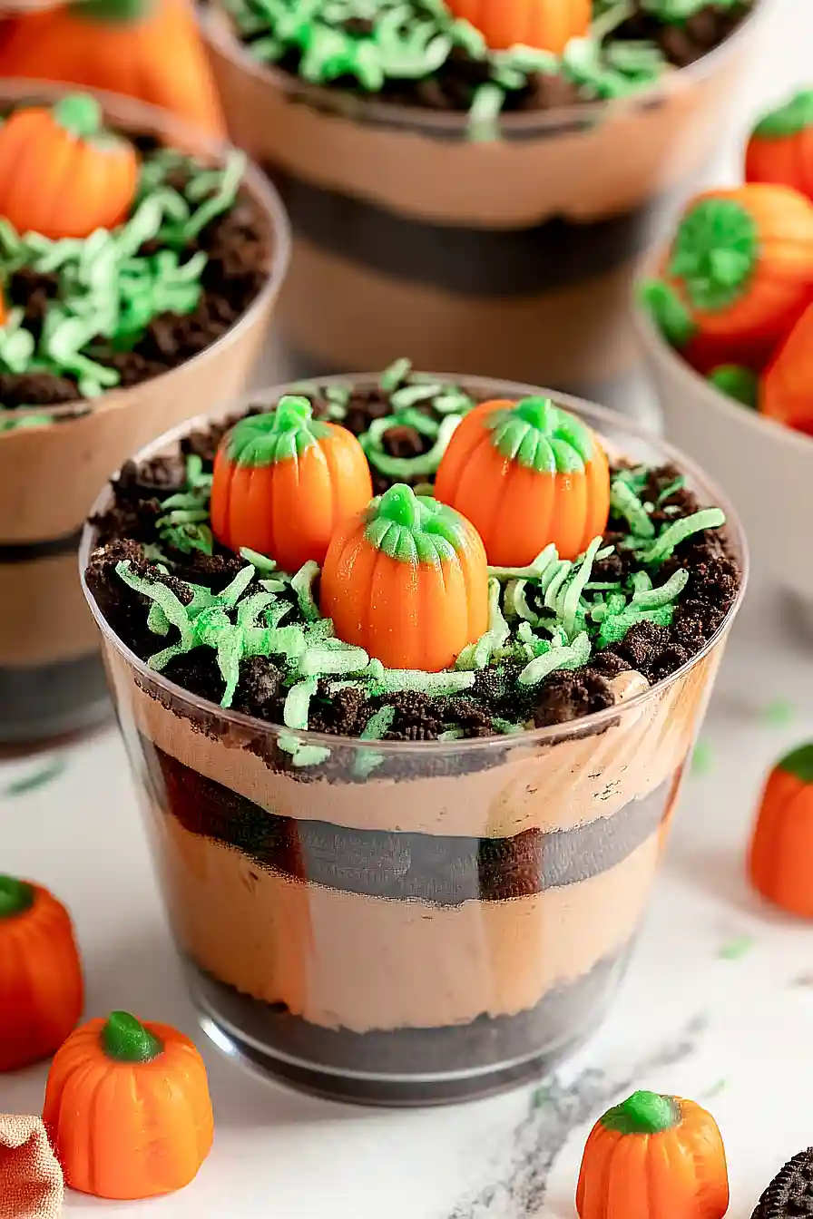 pumpkin patch dirt cups