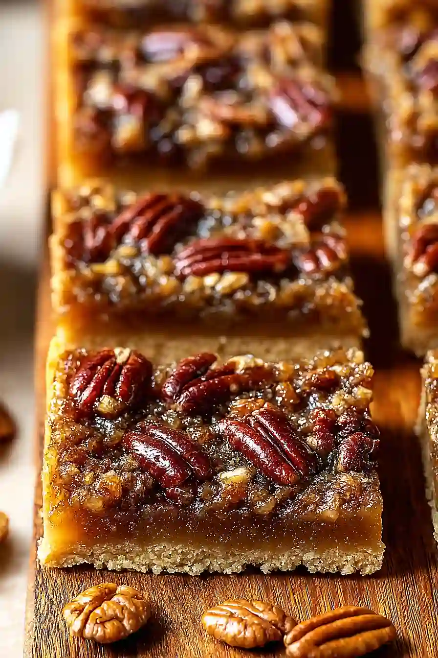 lazy girl pecan pie bars
