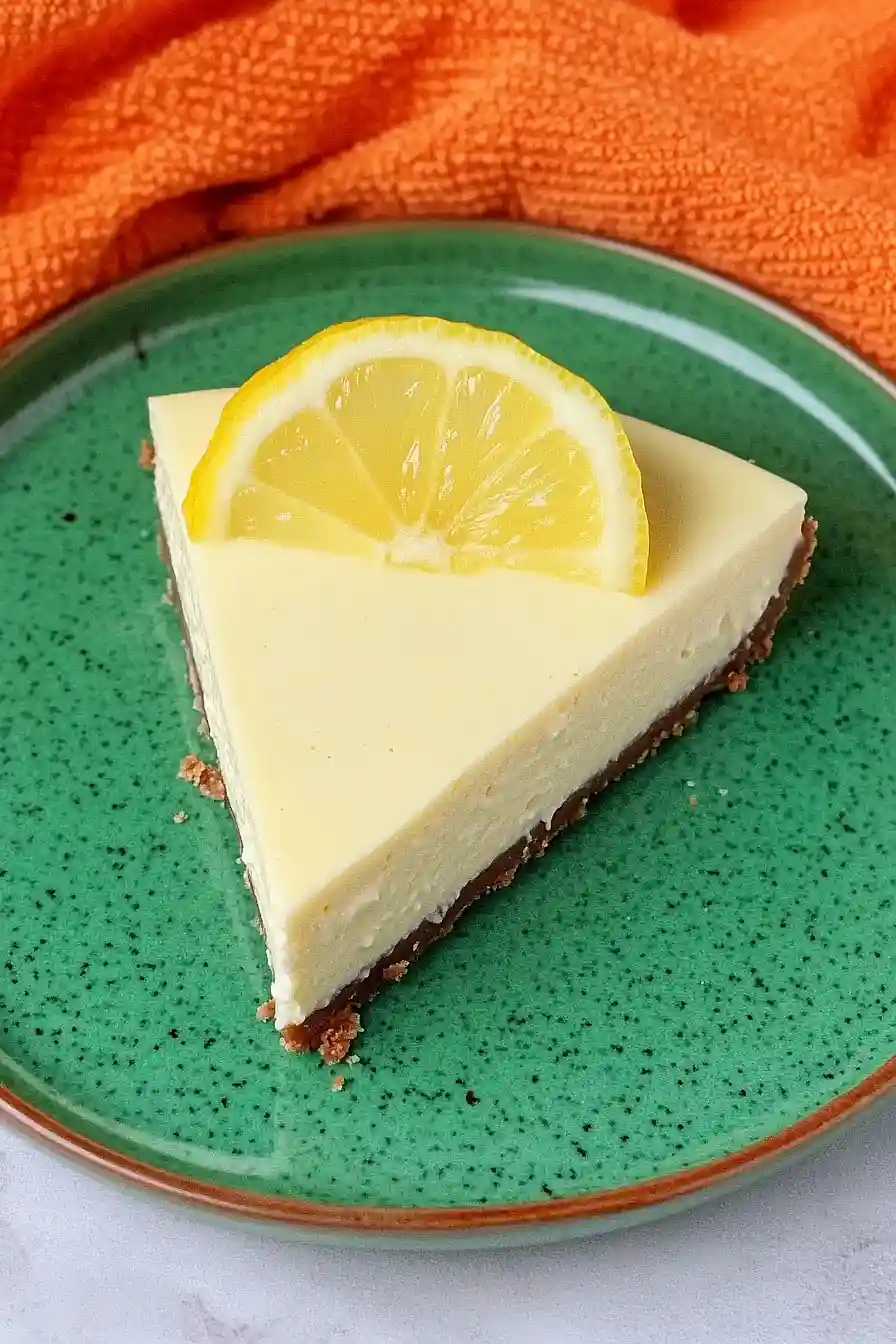 no bake keto lemon cheesecake