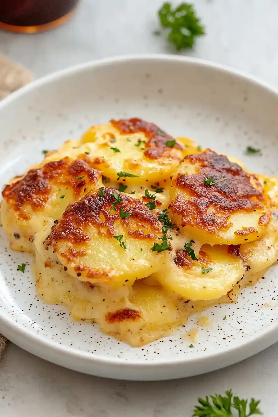 scalloped red potatoes