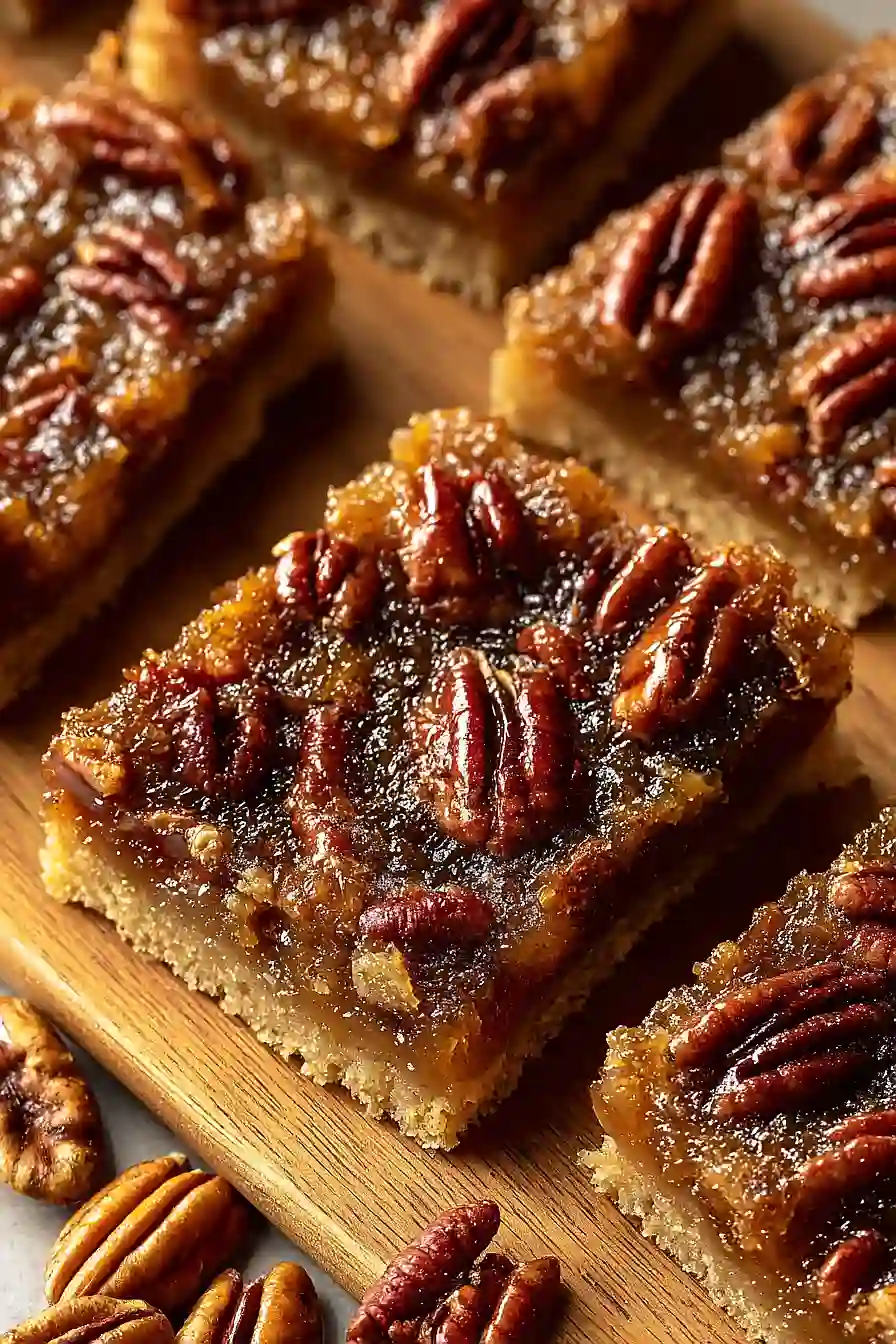 lazy girl pecan pie bars