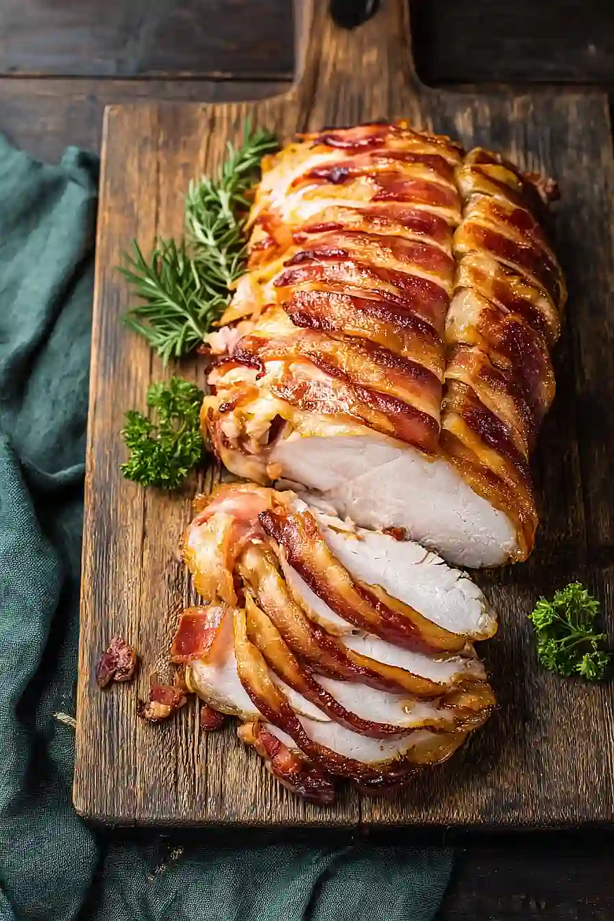 bacon wrapped turkey breast