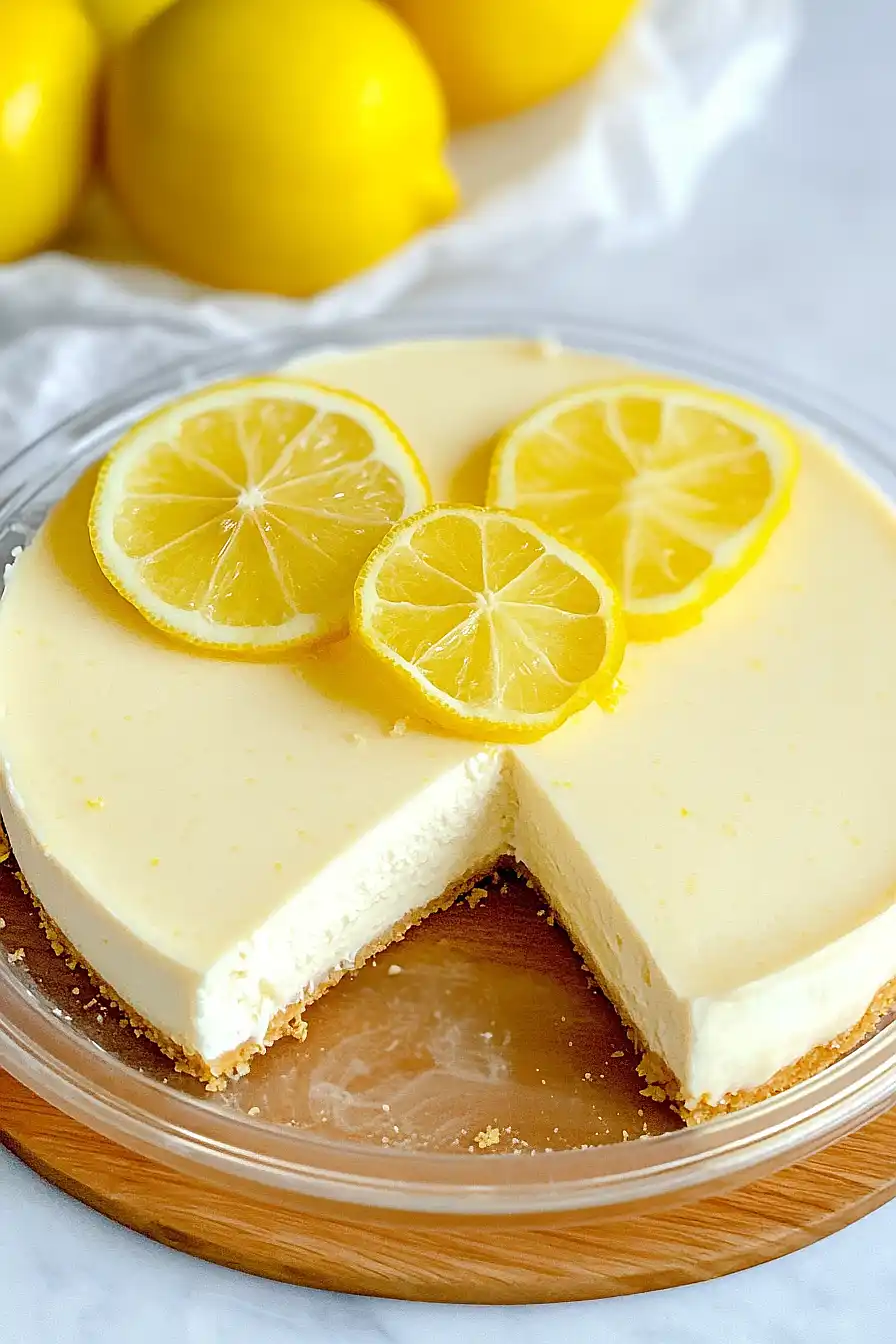 no bake keto lemon cheesecake
