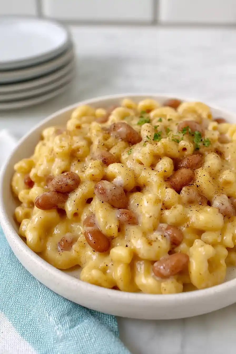 baked beans mac and cheese