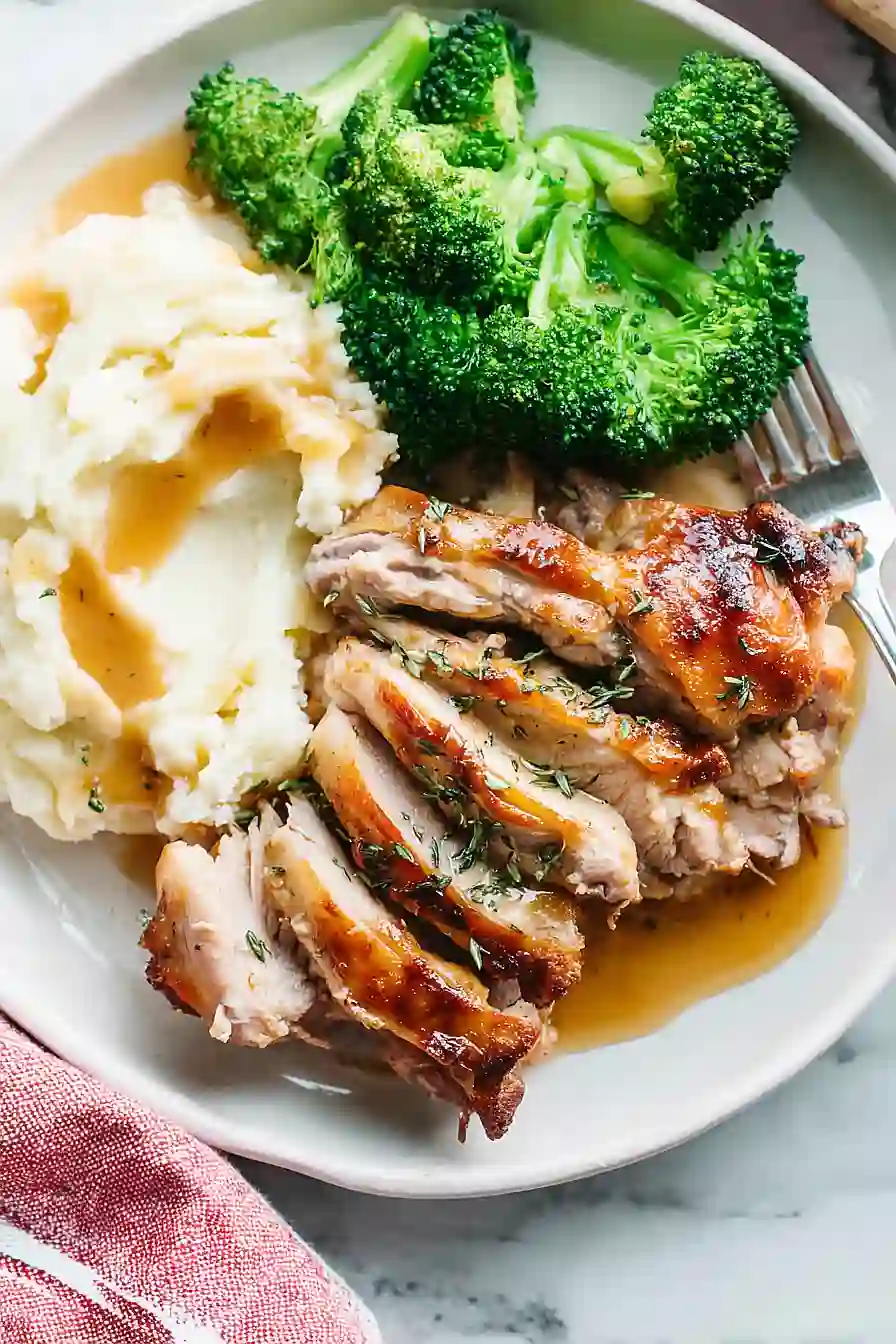 roasted turkey thighs