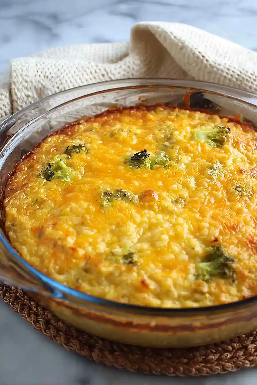 broccoli casserole with cheese whiz
