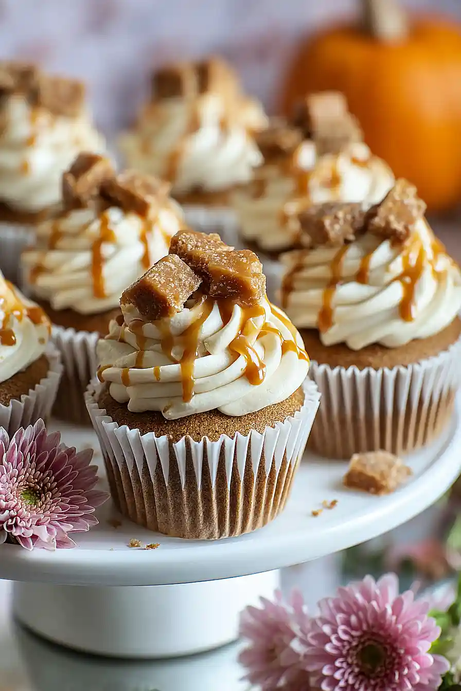 sticky toffee pudding cupcakes