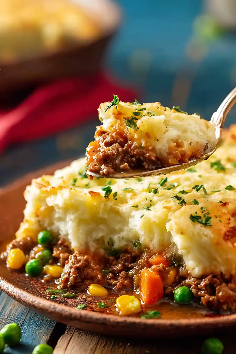 homemade shepherd's pie
