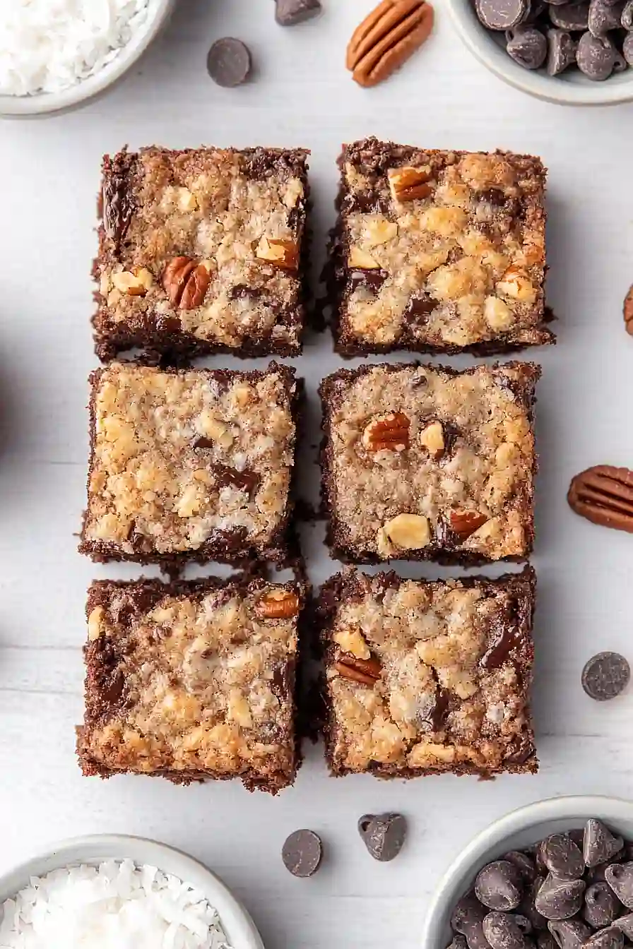 german chocolate cookie bars