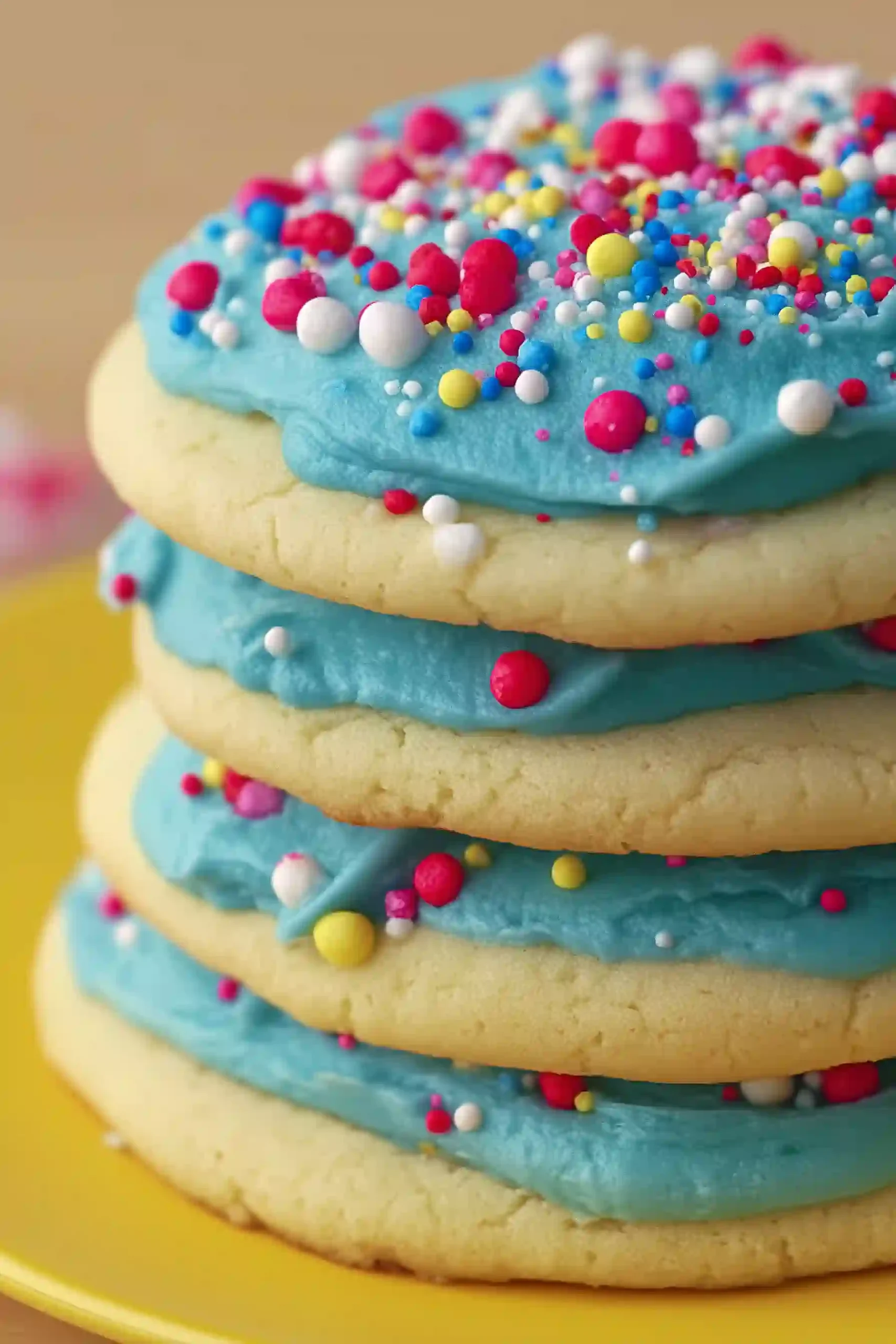 blue sugar cookies