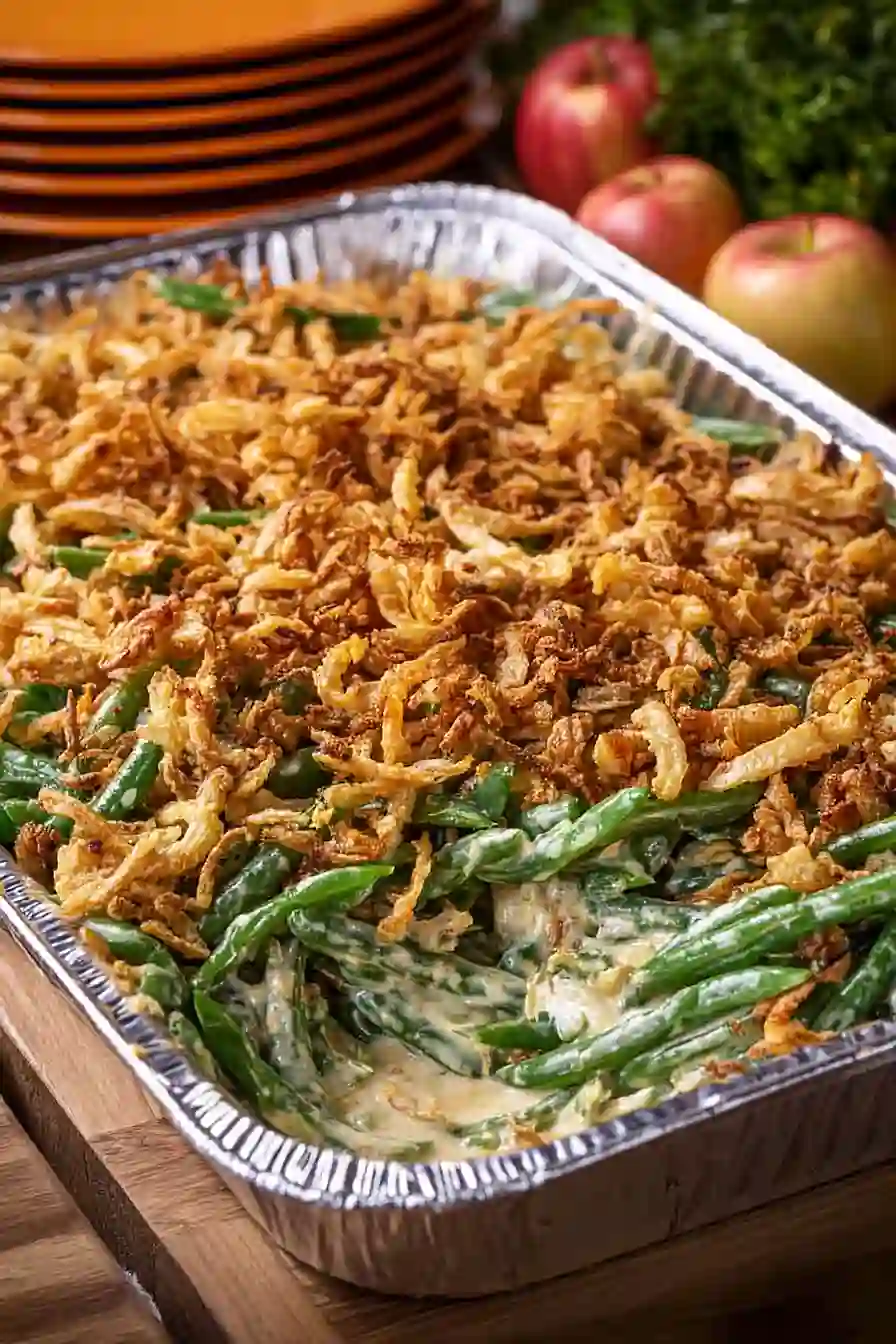 green bean casserole for a crowd