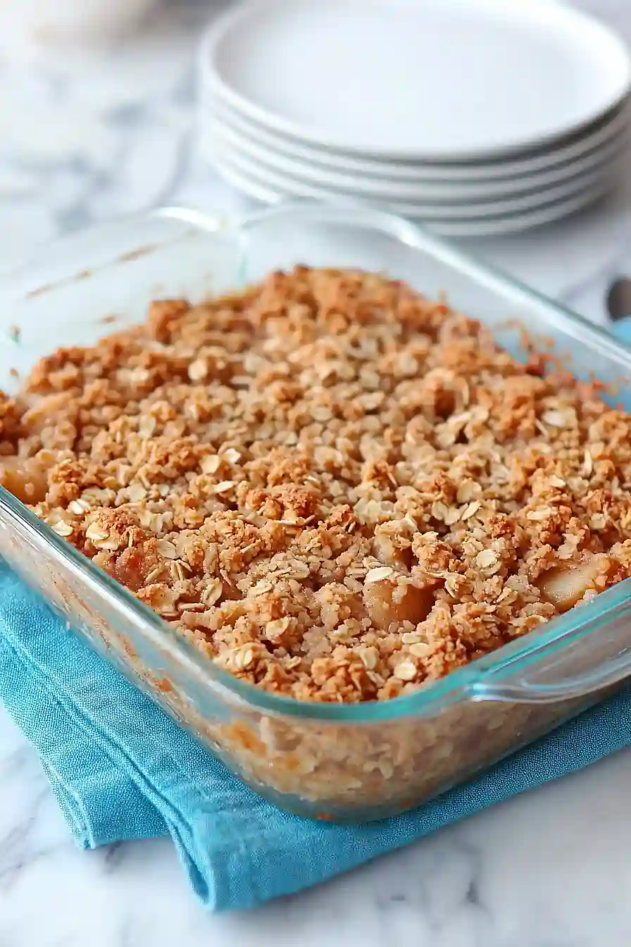 apple crisp for a crowd