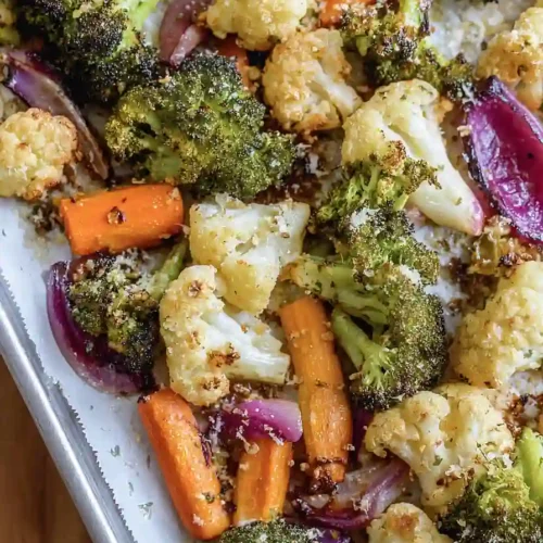 garlic parmesan roasted vegetables