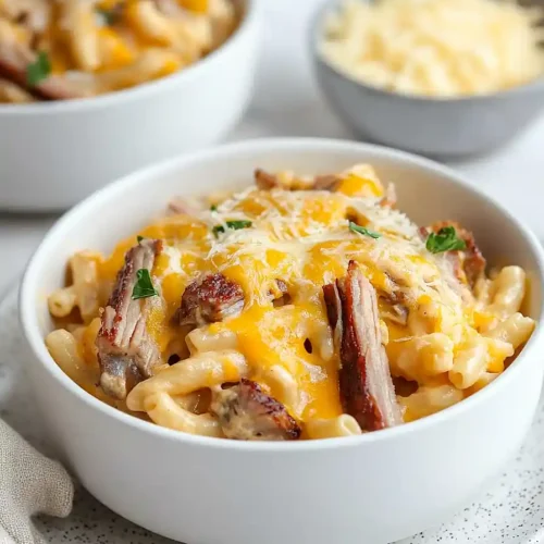bbq ribs with mac and cheese