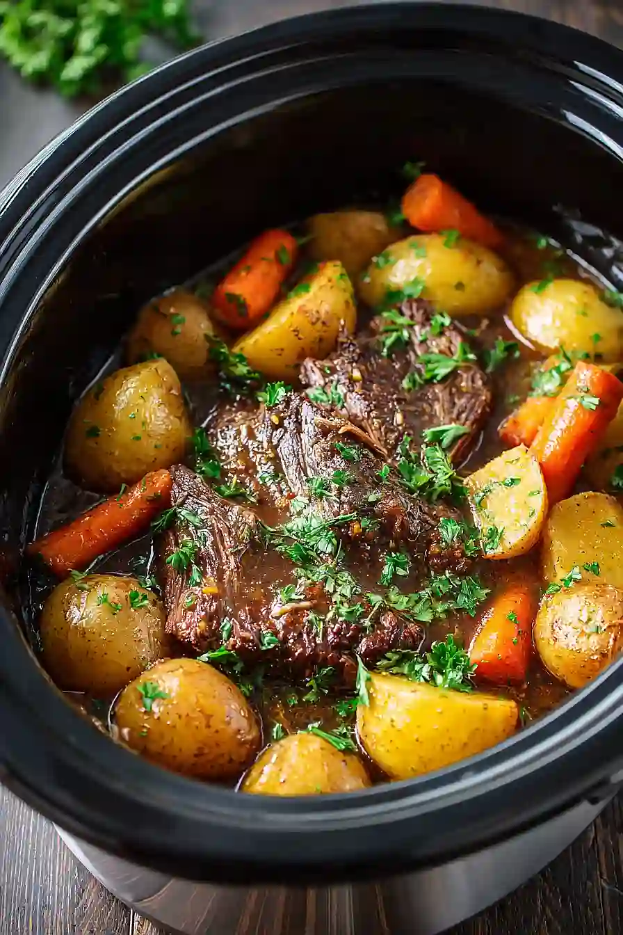 slow cooker pot roast