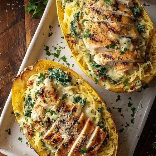chicken spaghetti squash