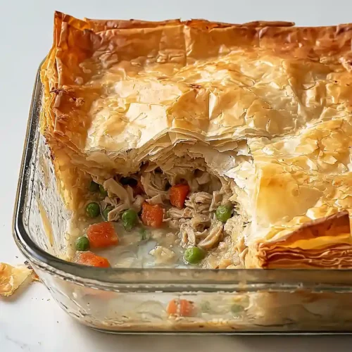high protein chicken pot pie