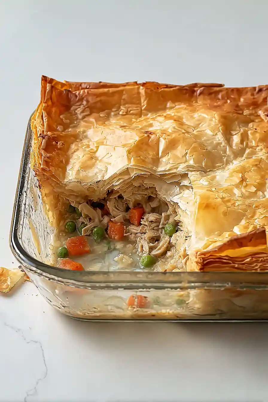 high protein chicken pot pie