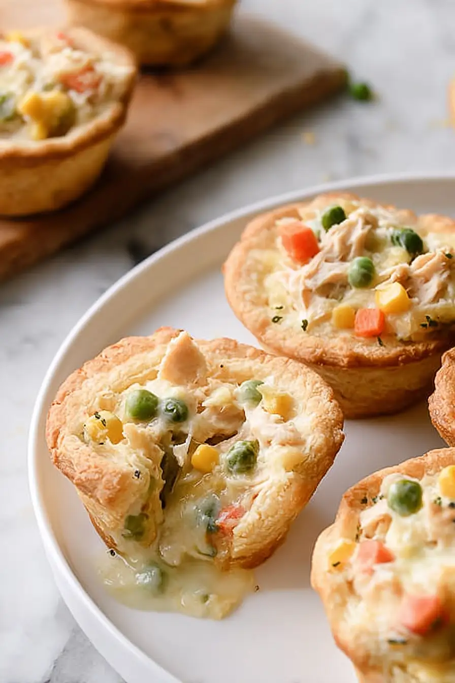 mini chicken pot pie