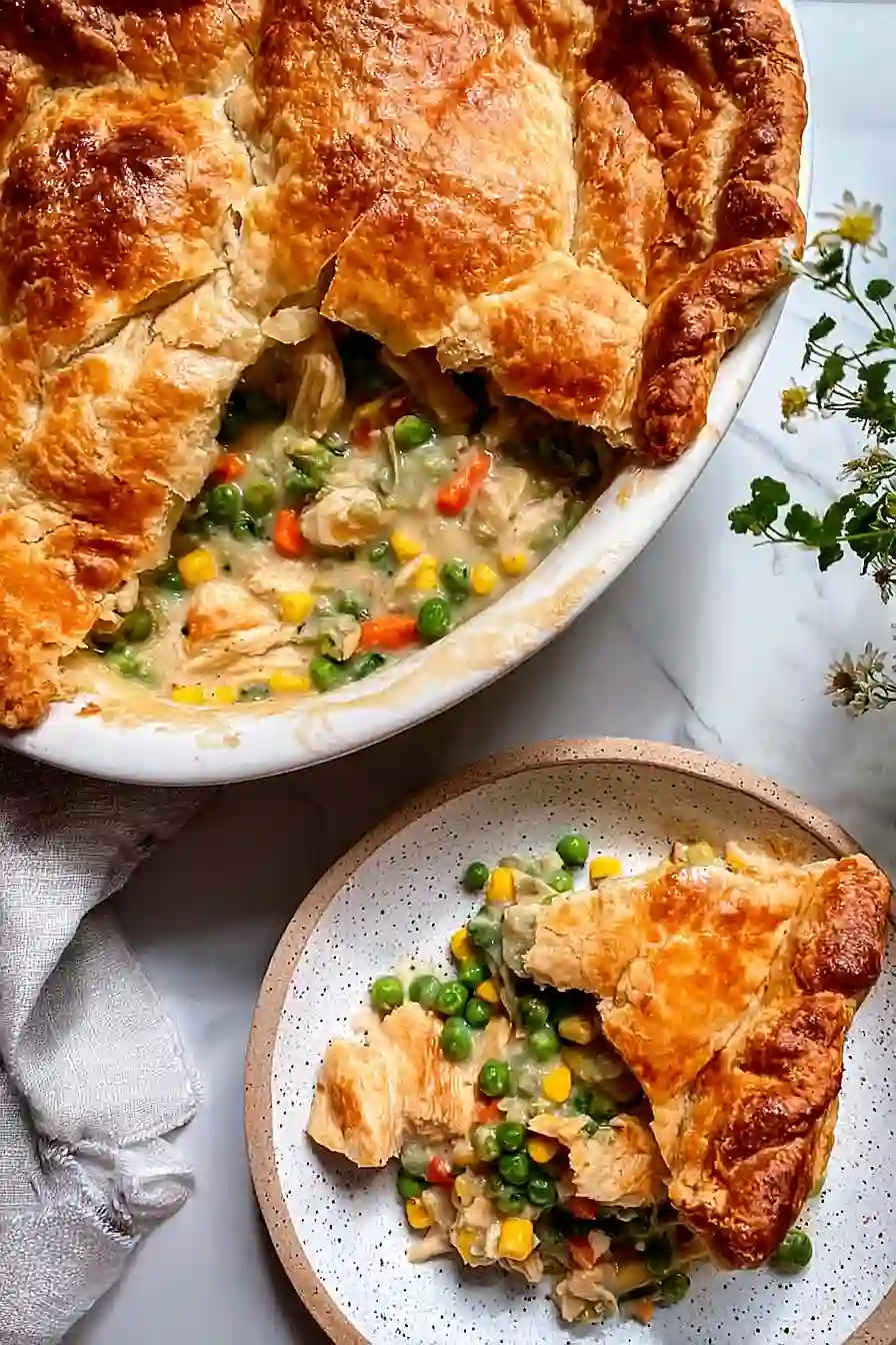 low sodium chicken pot pie