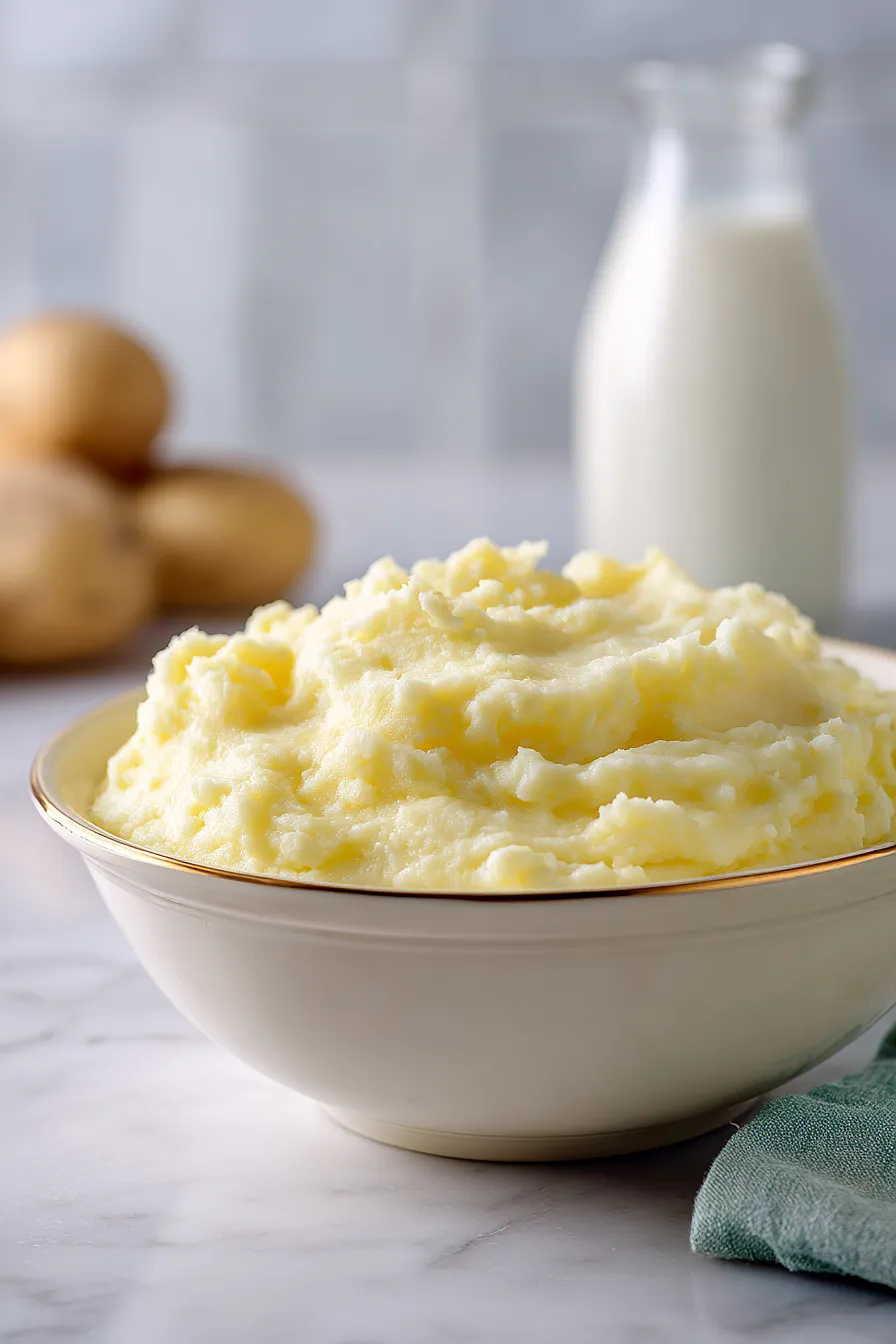 milk-simmered mashed potatoes