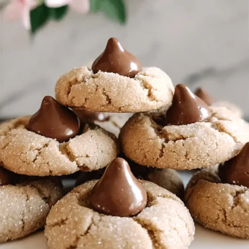 hershey kiss blossom cookies without peanut butter
