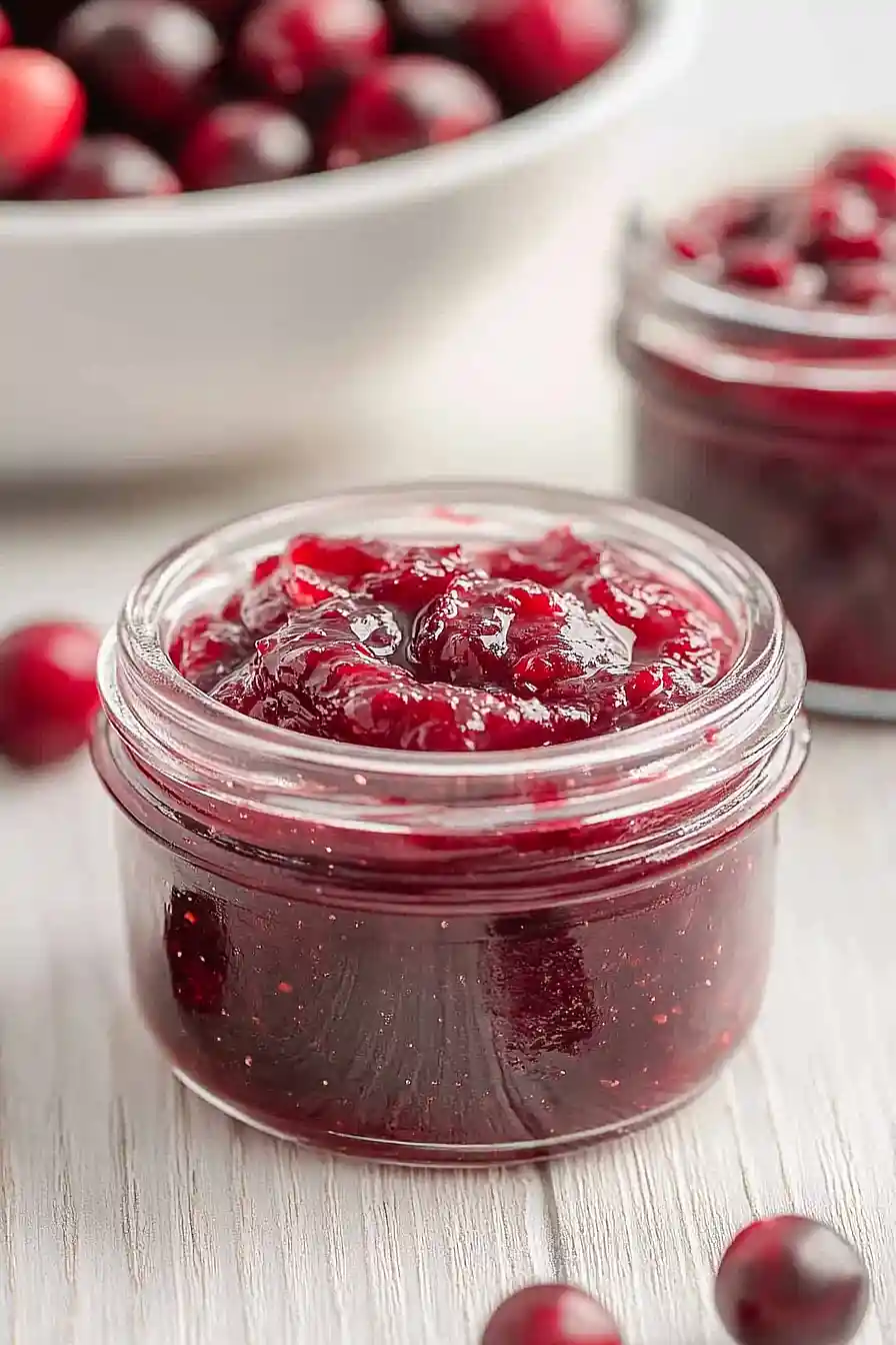 christmas cranberry orange jam