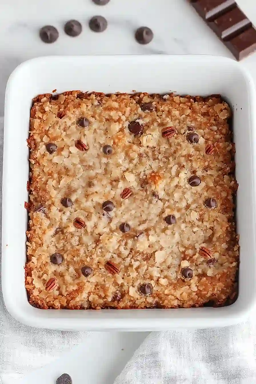 german chocolate cookie bars