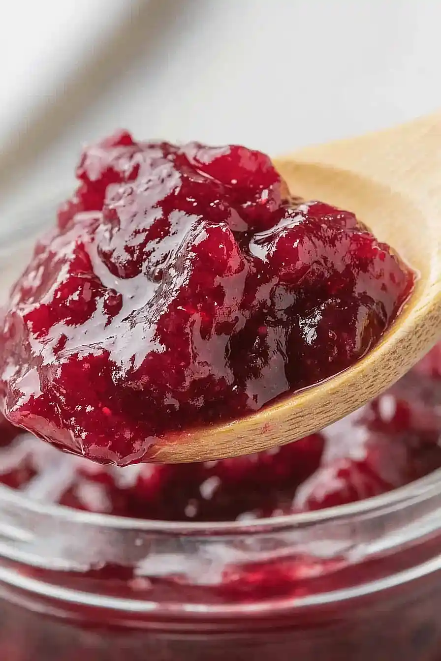 christmas cranberry orange jam