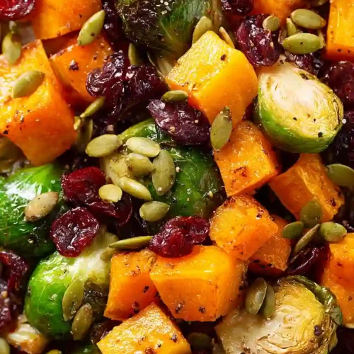 brussels sprouts and butternut squash