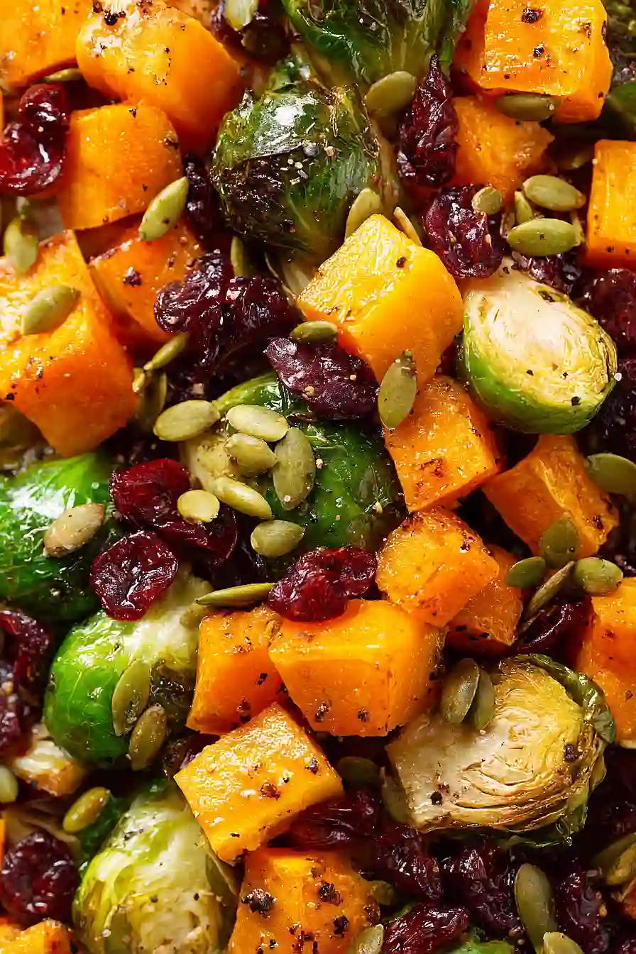 brussels sprouts and butternut squash
