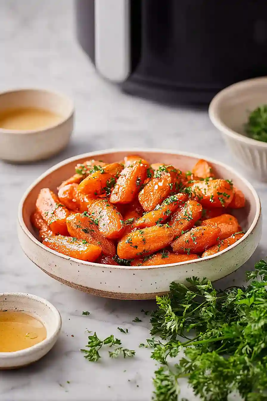 air fryer honey glazed carrots