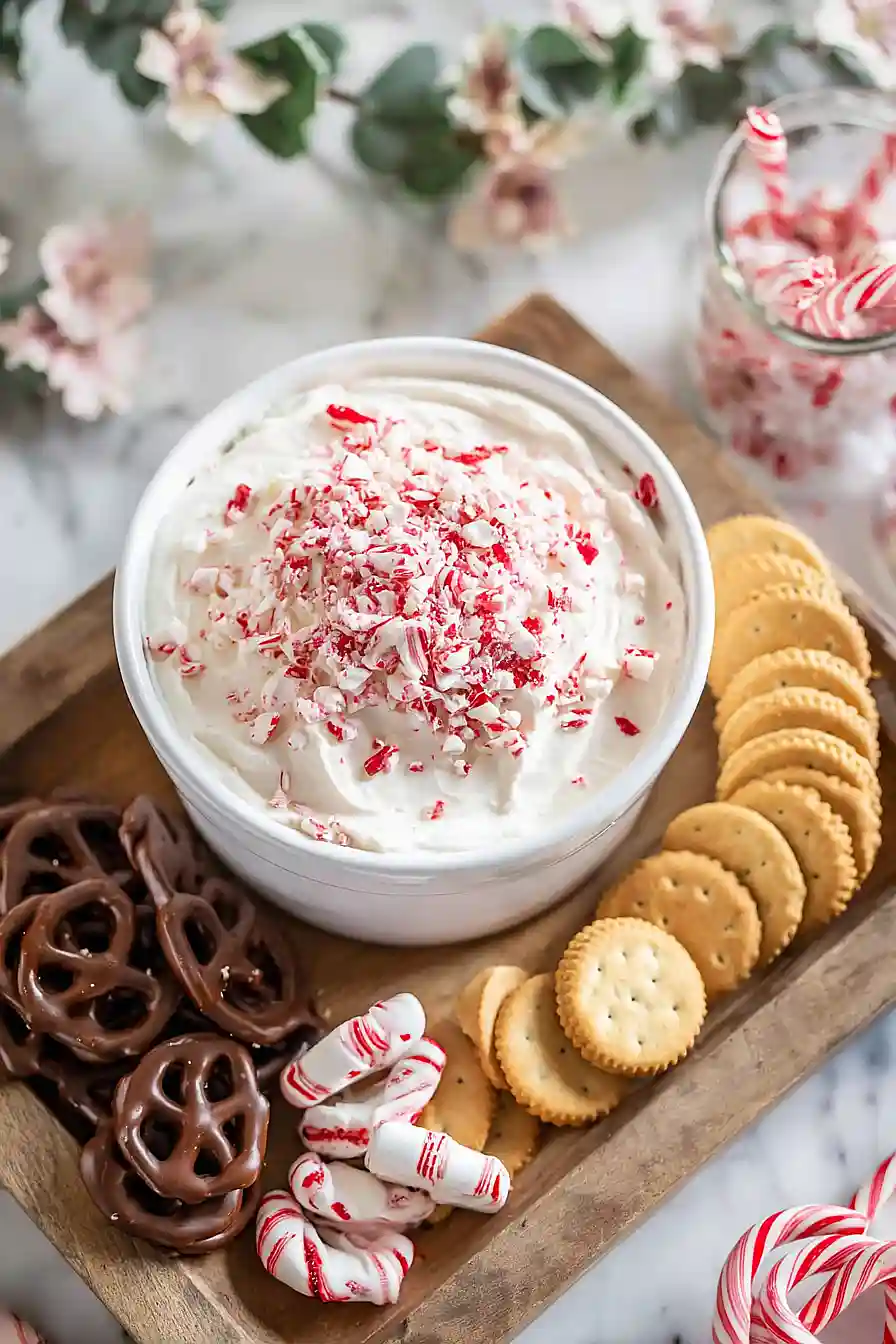 peppermint cheesecake dip