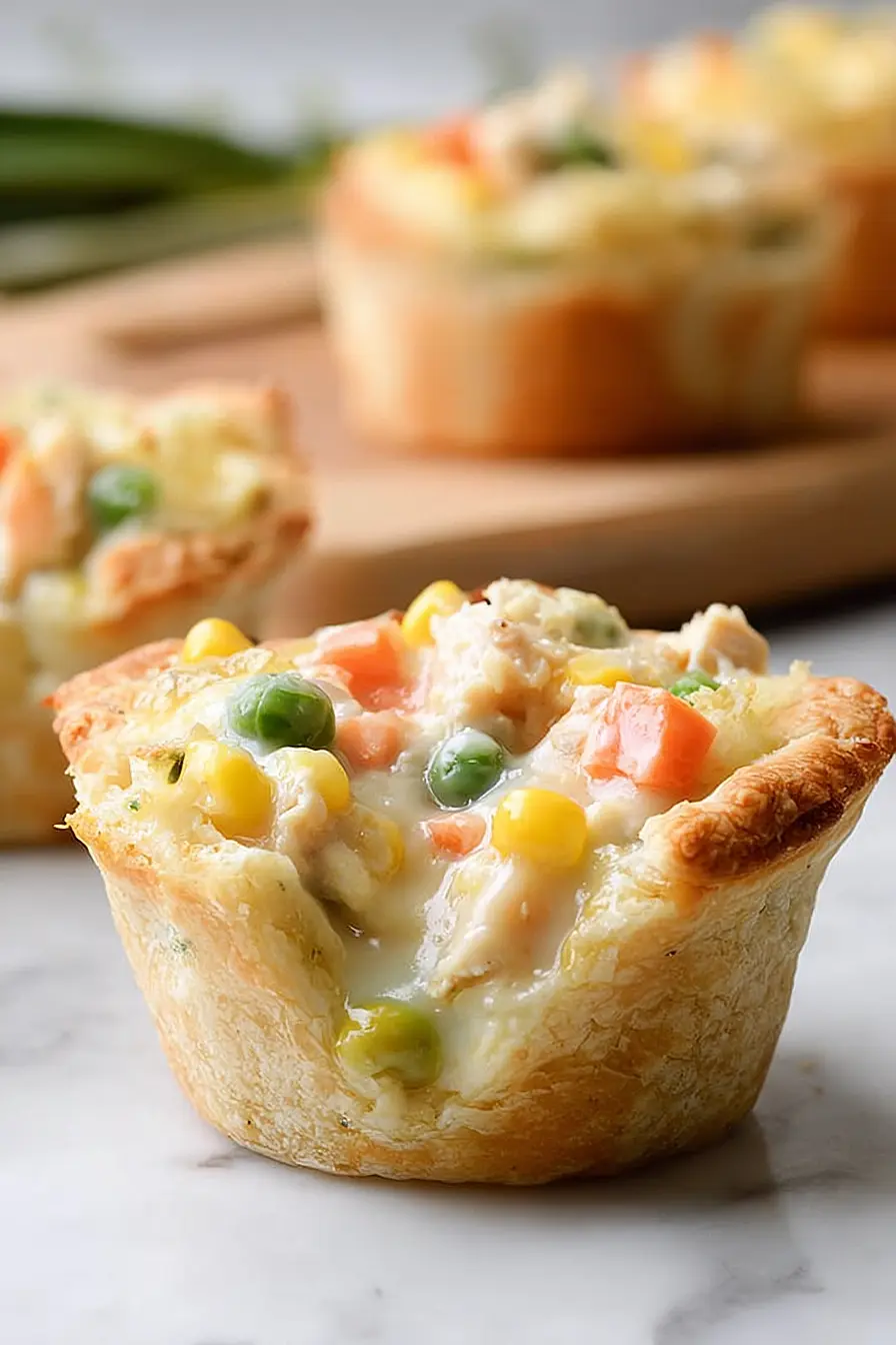 mini chicken pot pie