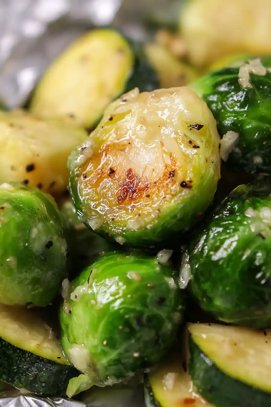brussels sprouts and zucchini