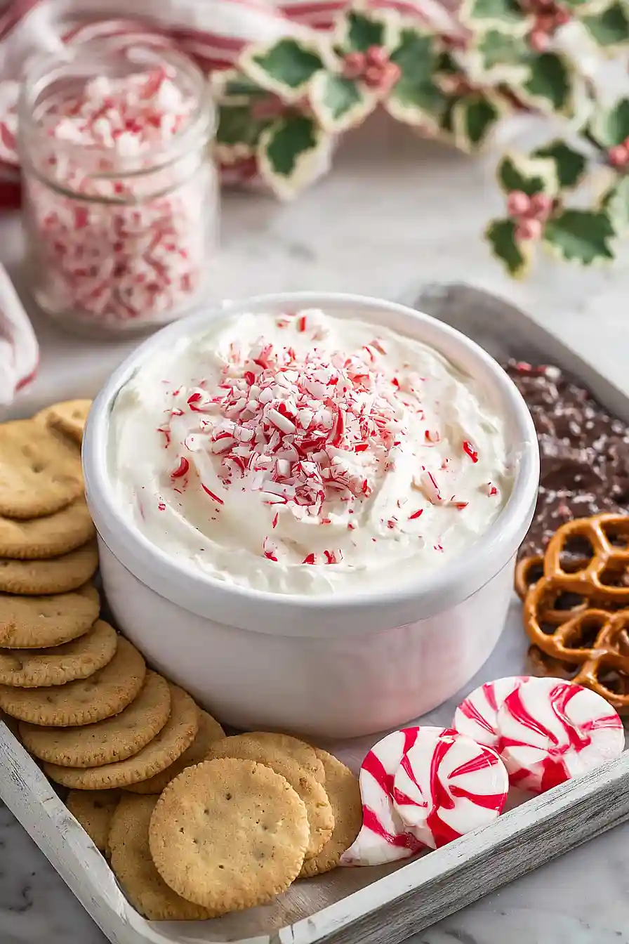 peppermint cheesecake dip