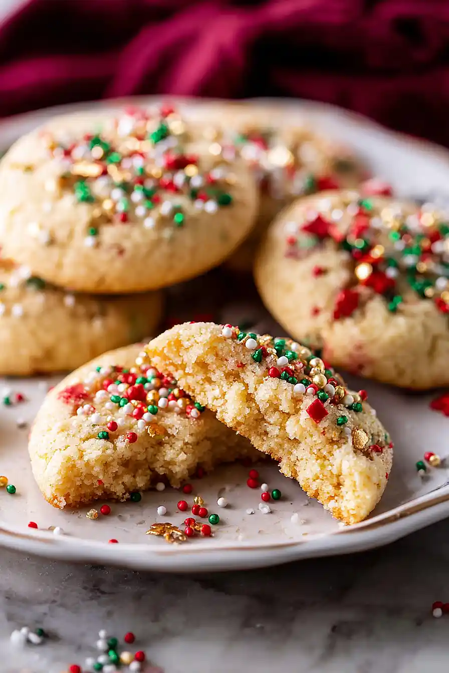 christmas brown butter cookies