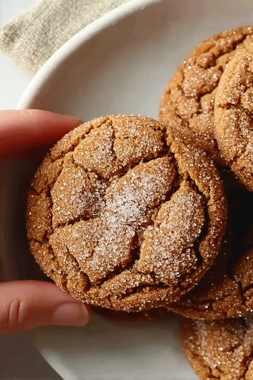 Tasty Chewy Chai Spiced Molasses Cookies