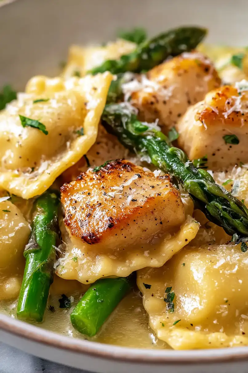 Delicious Butternut Squash Ravioli with Chicken