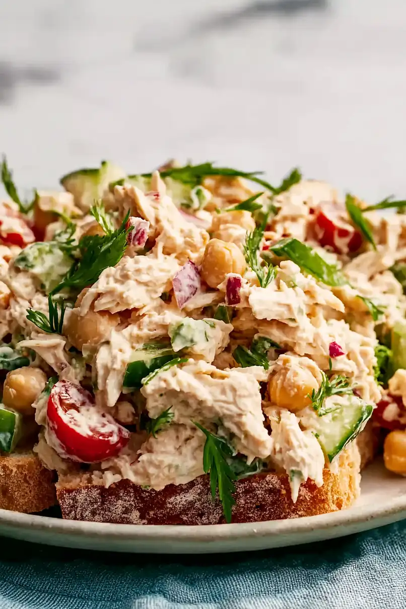 Tasty Chickpea Chicken Salad