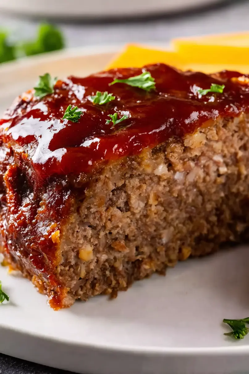 Tasty Meatloaf with Brown Sugar Glaze