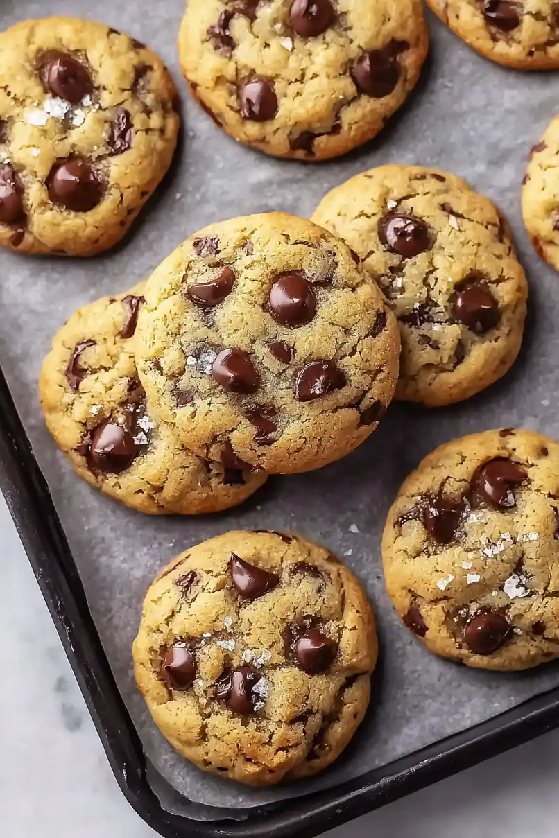 Soft Almond Flour Chocolate Chip Cookies