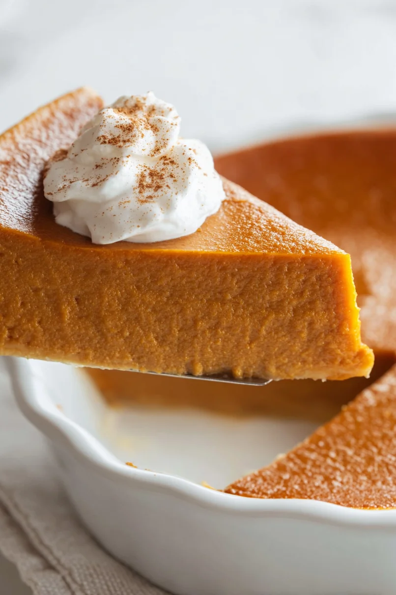Easy No Crust Pumpkin Pie