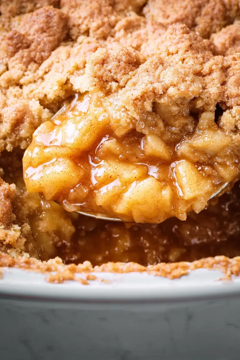 Tasty Crock Pot Apple Cobbler