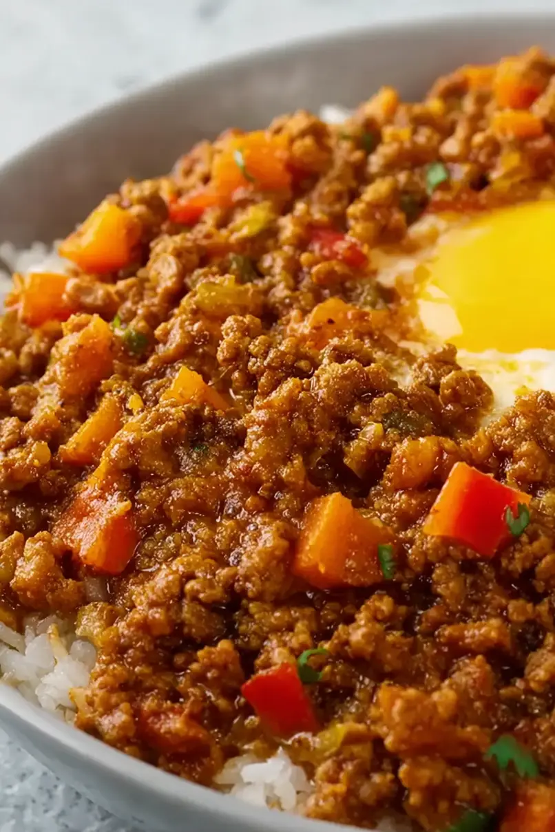 Quick Ground Pork Japanese Curry