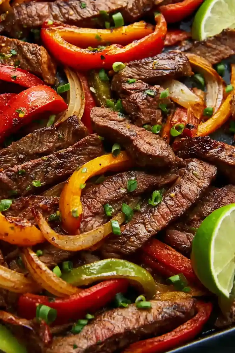 Easy Sheet Pan Skirt Steak Fajitas