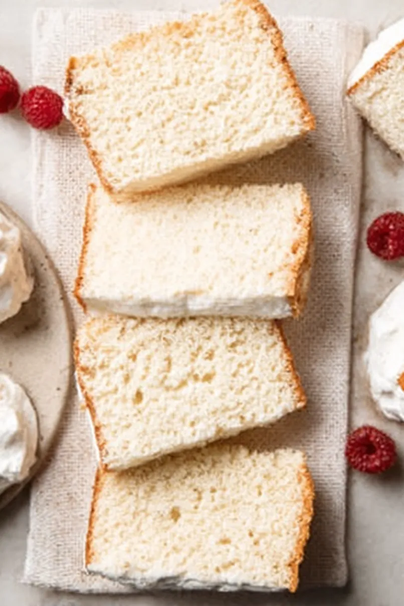 Perfect Angel Food Cake in a Loaf Pan