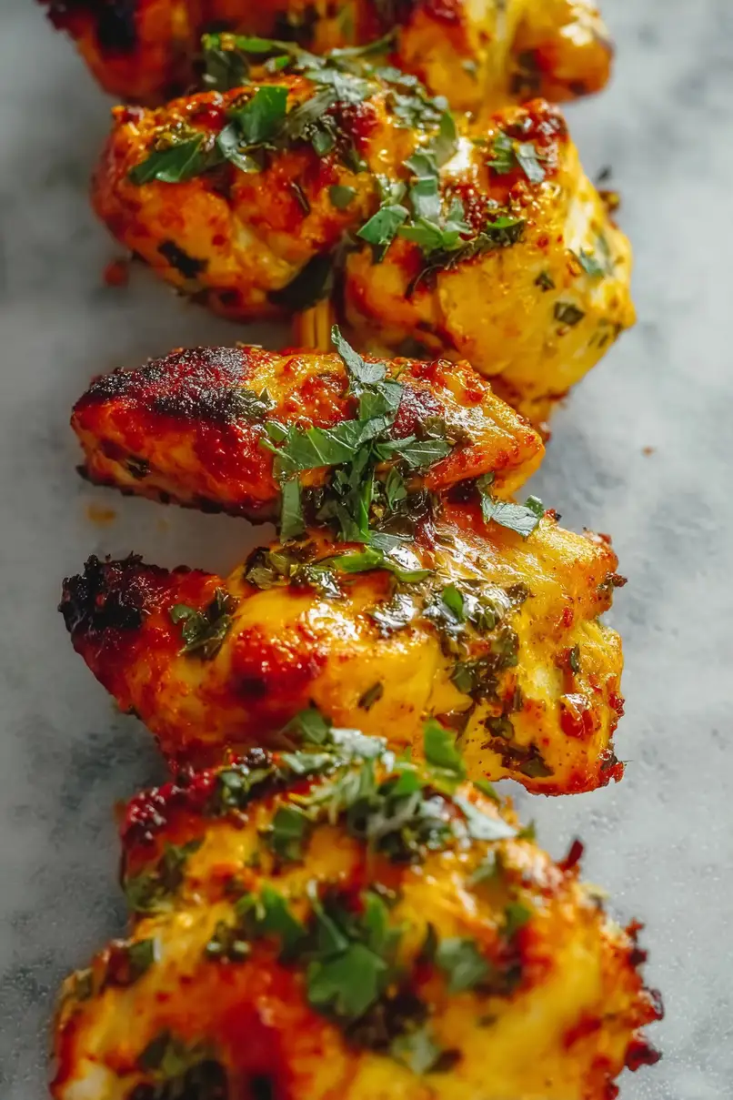 Tasty Chicken Skewers in the Oven