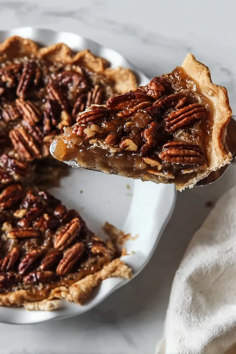 Healthy Zero Sugar Pecan Pie